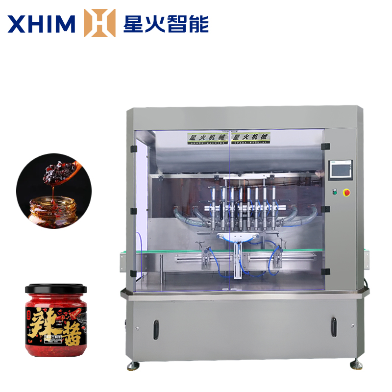 全自動(dòng)醬料灌裝生產(chǎn)線(xiàn)視頻