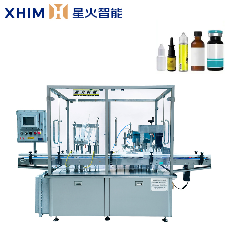 小型自動灌裝旋蓋一體機(jī)-液體灌裝機(jī)設(shè)